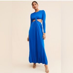 Farm Rio knotted cut-out maxi DRESS size  XXS. NWT